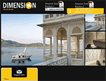 Tablet Screenshot of dimensionstones.com